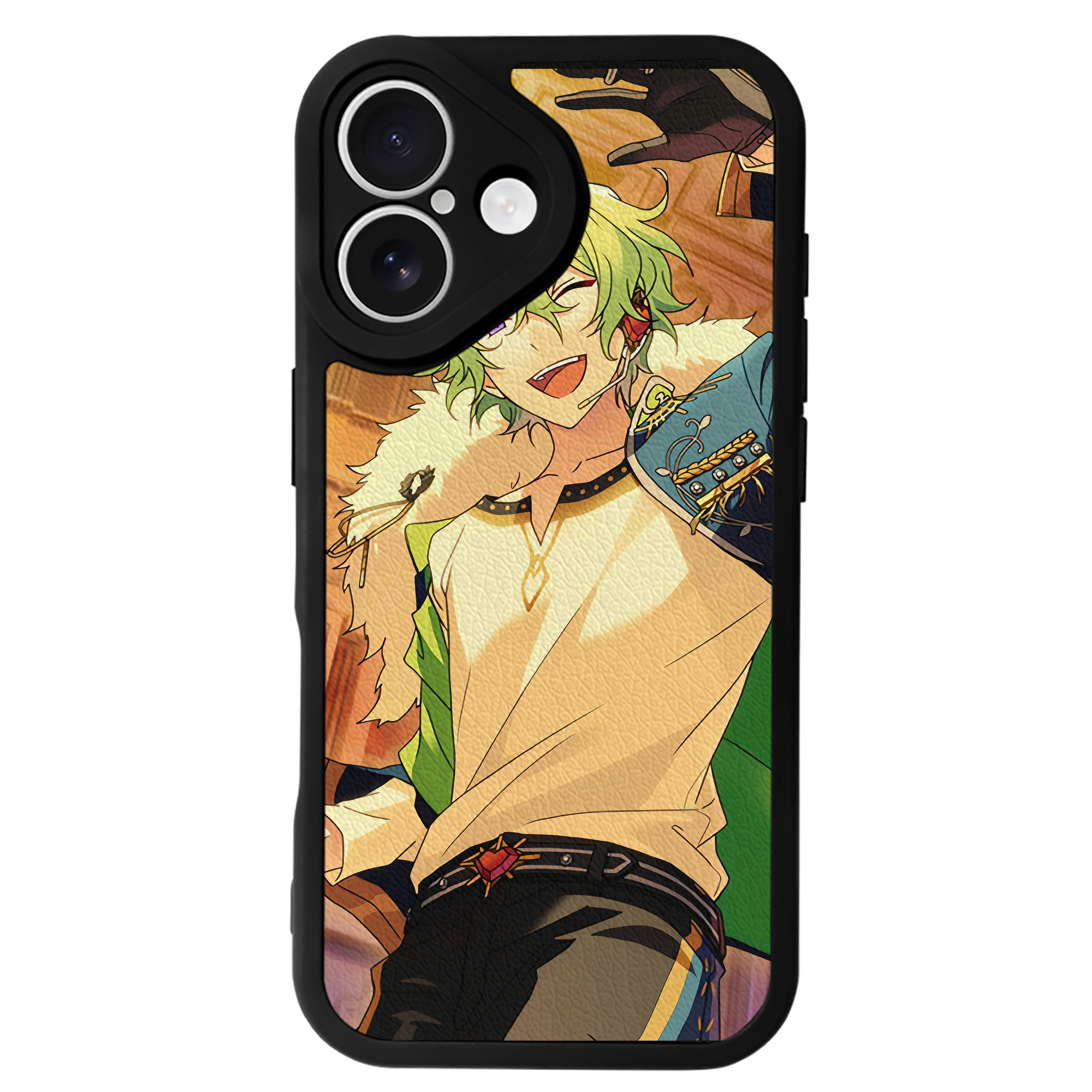 （画像用） あんさんぶるスターズ! Ensemble Stars 【iPhone 16シリーズ対応】シリコンスマホケース（レザー調） 材質：シリコン